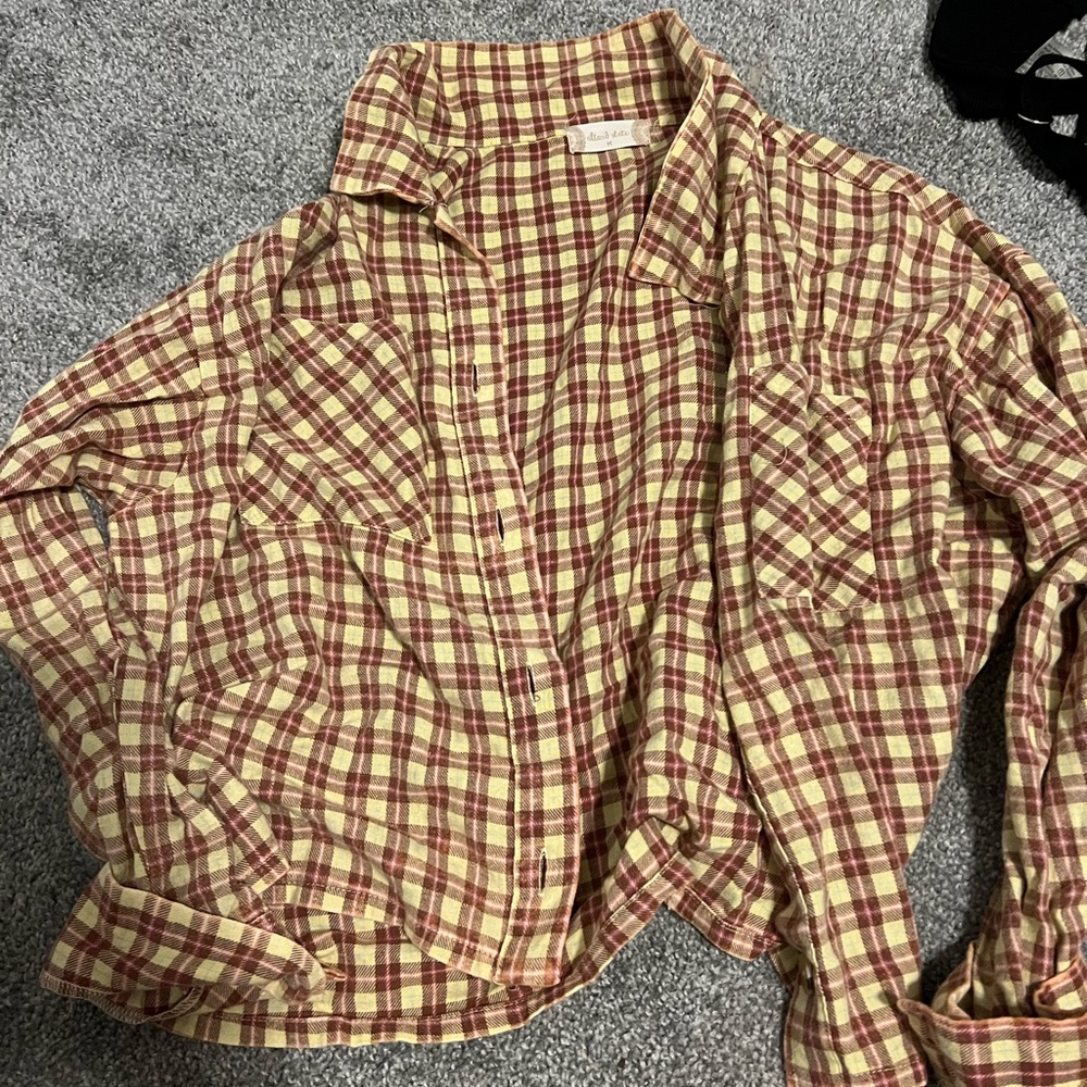 Altrd state cropped button up - Picture 2 of 2